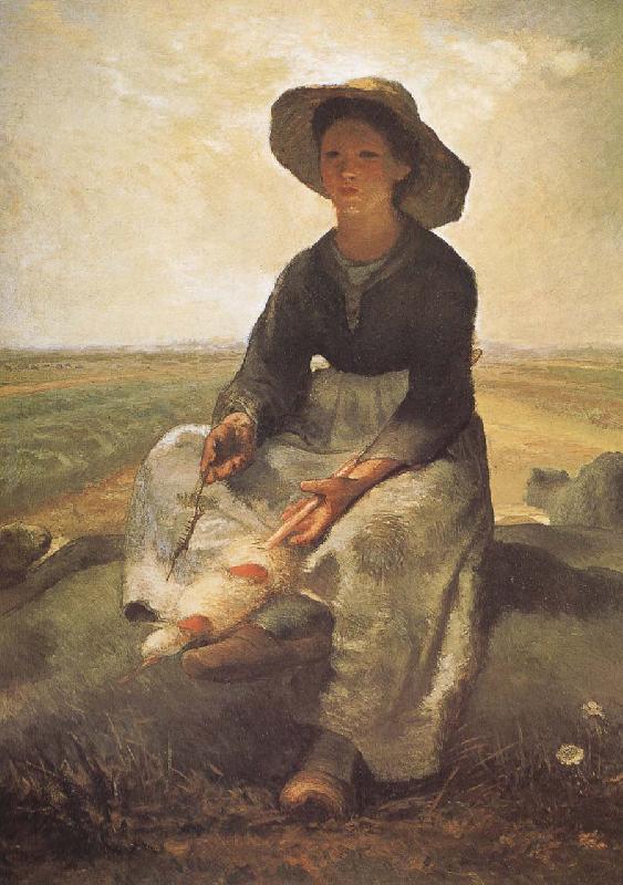 Jean Francois Millet Shepherdess